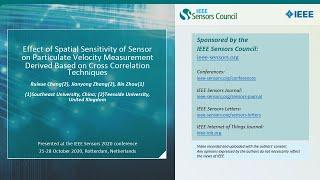 Effect of Spatial Sensitivity of Sensor on Particulate Velocity Measurement Derived Based on Cross