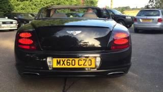 Bentley continental GTC Supersport exhaust sound by Calvins Car Diary