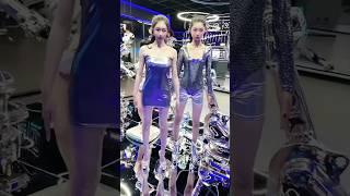 Touching a Female humanoid Robots from China - Ex Robots #aiupdates #elonmusk #robotics