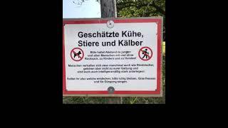 Schild "Kuhweide"