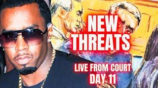Live From Diddy Trial! Diddy Threatened BOTH Cassie Parents Defense PANIC Demands IMMEDIATE Mistrial