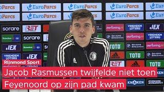 'Veel succesvolle Denen bij Feyenoord, DAT WIL IK OOK' | Jacob Rasmussen is trots met zijn transfer