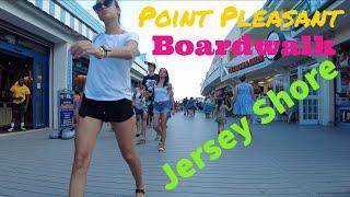 Exploring America New Jersey Point Pleasant Beach Boardwalk,4k