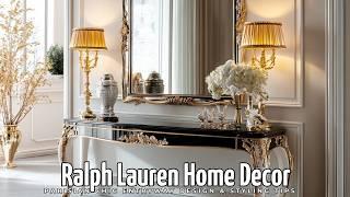 Ralph Lauren Home Decor | Parisian Chic Entryway Design & Styling Tips ️