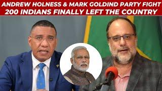 Indians Leave Jamaica, Andrew Holness JLP & Mark Golding PNP FIGHT Over Charter Flight