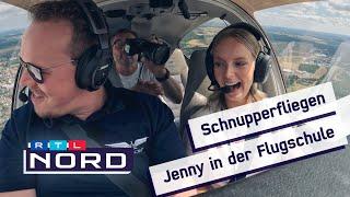 Das erste Mal Fliegen: So aufregend ist Jennys erste Flugstunde in Braunschweig