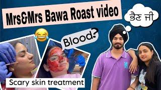 Mr&mrs Bawa roast video #funnypunjabi #punjabiroastergirl #funnyvideo #roast #deepmatharu