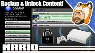 How to Backup and Unlock XBLA/DLC Content on Xbox 360 (JTAG/RGH)
