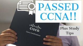 I got my CCNA Certification!! Plus study tips