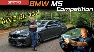 Trying To Tame The BMW M5 Competition On Genting : 617HP 750Nm | YS Khong Driving