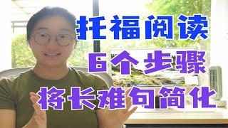 6个步骤将长难句简化 | 读懂阅读长难句最重要的思维-简化思维 | 看原版书必备的工具和能力