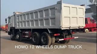 Used Sinotruk Howo 12 Wheel Dump Truck