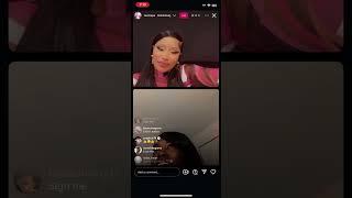 Nicki Minaj On Instagram Live With Cleotrapa 11/25/24