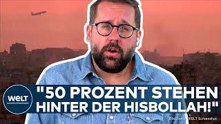 LIBANON: Paul Ronzheimer in Beirut! "Es gibt viele Flüchtlinge!" Israels Schlag gegen die Hisbollah!