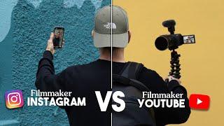 Vidéaste Instagram VS Vidéaste YouTube