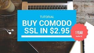 Buy cheap SSL certificate For $2.95 Comodo Possitive SSL for 1 year