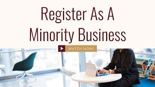 Register As A Minority Business