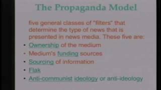 propaganda model filters  re mortgage crisis