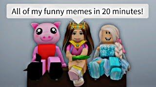 All of my FUNNY MEMES in 20 minutes!  - Roblox Compilation