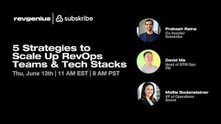 5 Strategies to Scale Up RevOps Teams & Tech Stacks