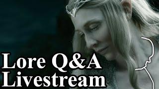 The Lord of the Rings & Tolkien Lore Q&A Livestream VoD - Lore Time with Chris  #TPhLore