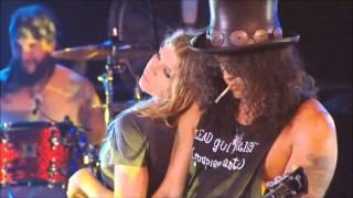 Fergie & Slash - Sweet Child O' Mine + INTERVIEW