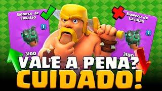 FAÇA ISSO PRA NÃO SE ARREPENDER! TESTEI O BONECO DE LAVALÃO DO CV11 AO CV16  CLASH OF CLANS