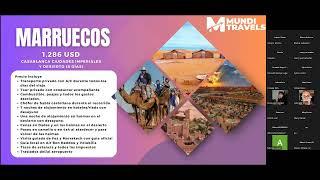 WEBINAR  PROMOCIONES EXCLUSIVAS DE MUNDI TRAVELS CON NICOLL RUIZ