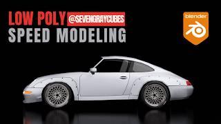 HOW TO make 3D car in Blender - PORSCHE GTA 2