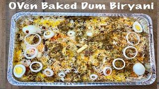 Oven-Baked Mutton Biryani Recipe |Hyderabadi Dum Biryani | How to make Mutton Biryani in Oven | F3