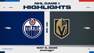 NHL Game 1 Highlights | Oilers vs. Golden Knights - May 7, 2025