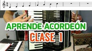 Clase 1 - Clases de Acordeón - Como Tocar - GRATIS