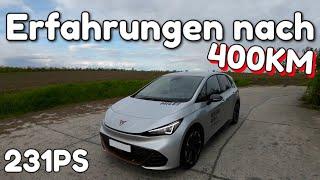 Cupra Born e boost Erfahrungen nach 400km Road-trip - E Auto Review