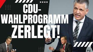 Bei Markus Lanz: CDU Wahlprogramm von Ökonom zerlegt!