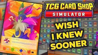 TCG Card Shop Simulator - Wish I Knew Sooner | Tips, Tricks, & Game Knowledge for New Players