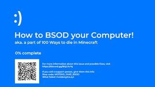 How to get BSOD on your PC (PC Tutorials - Part 3...?) - #Shorts