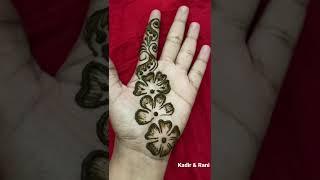 Flower palm mehndi design #shots #mehndi #youtube #practice