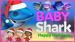 Baby Shark Christmas (Happy Holidays) - Baby Shark Challenge - KIDspace Studios
