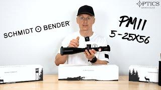 The NEW Schmidt & Bender PMII 5-25x56 Rifle Scope- Quickfire Review