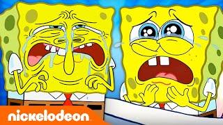 50 MINUTES of SpongeBob CRYING  | Nickelodeon Cartoon Universe