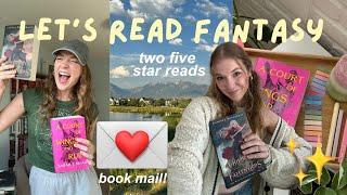 LET'S READ FANTASY - back to back five stars & book mail!