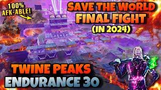 Fortnite Save the World final fight - Twine Peaks endurance 30 (2024 version)