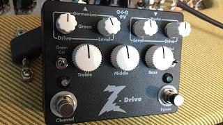 Dr. Z Z-Drive Overdrive Pedal Demo/Review with R0 Gibson Les Paul