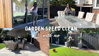 GARDEN CLEAN WITH ME | SUMMER CLEANING MOTIVATION 2023