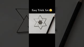 Easiest Trick Art  |3D Drawing #shorts