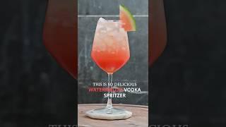 Watermelon Vodka Spritzer  #bar #cocktail #cocktailbar #recipe #cocktails #drink #cocktaillounge