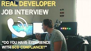 What a REAL web developer interview is like (Front End)