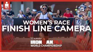 Women's Finish Line Camera | 2024 VinFast IRONMAN 70.3 World Championship, Taupō