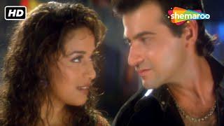 Akhiyaan Milaoon Kabhi | Raja - HD Video | Madhuri | Sanjay Kapoor | Udit N | Alka Y | Hit Song