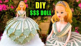 HOW TO MAKE A QUINCEAÑERA MONEY BARBIE DOLL (DIY GIFT) || Lucykiins